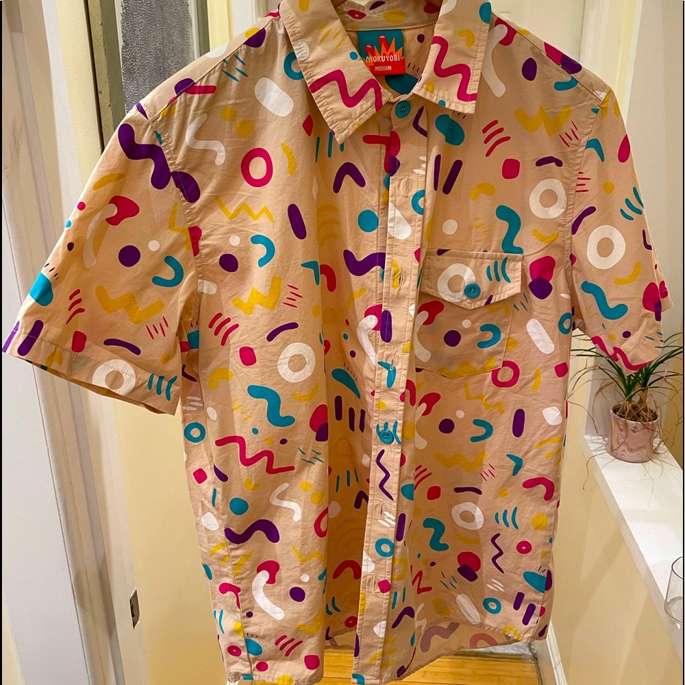 Mokoyobi short sleeve button down